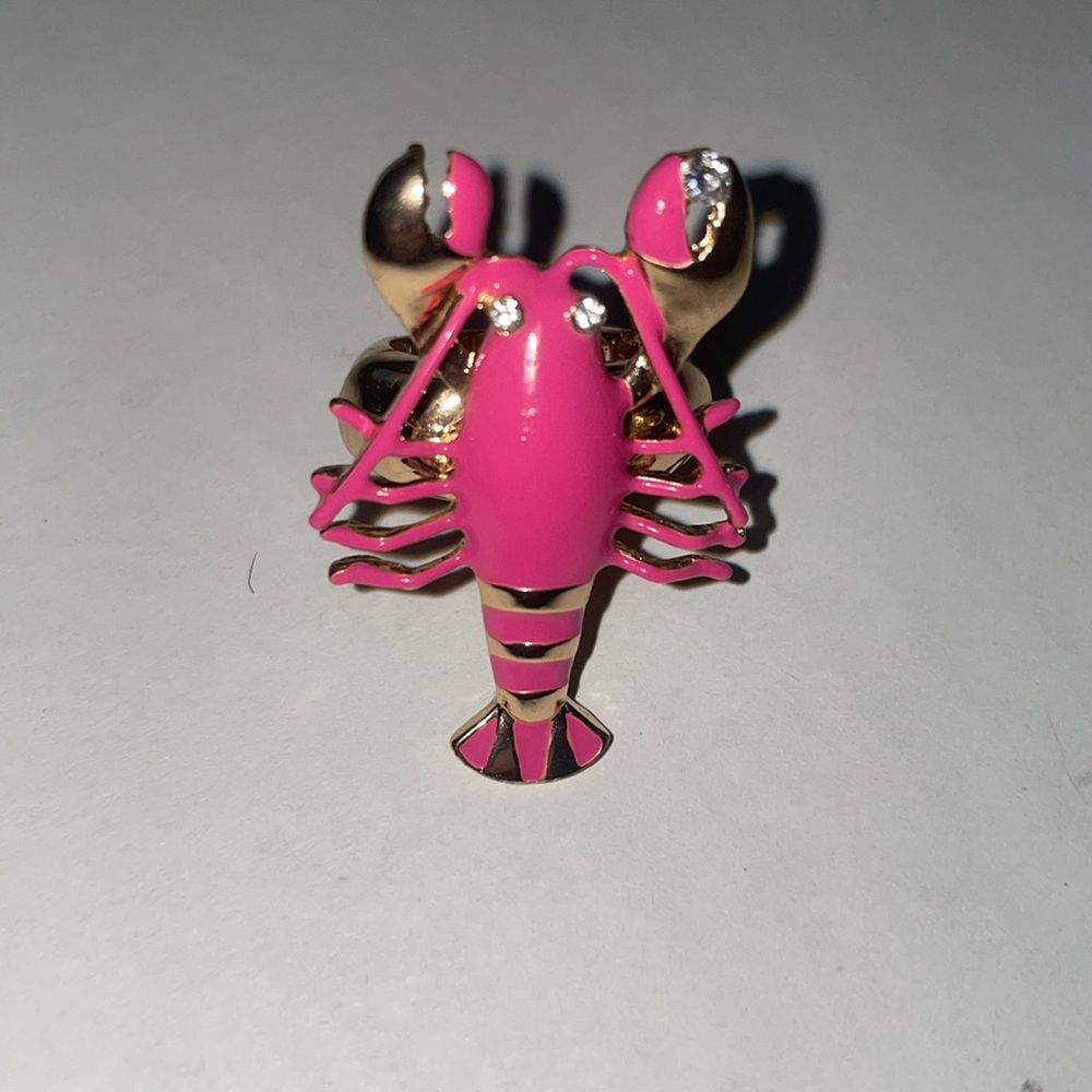 Lobster statement ring